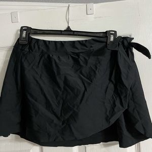 Black Swim Skirt NEW